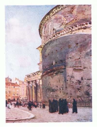 Pantheon, a flank view by Alberto Pisa